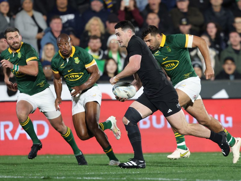 Will Jordan of New Zealand  - All Blacks vs Springboks
