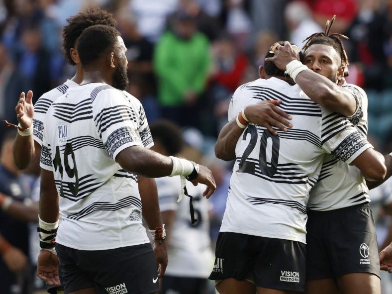 'Proud' Fiji defeat England for first time to send World Cup warning