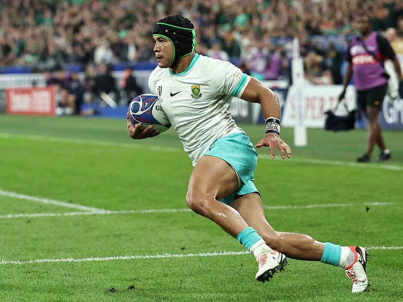 Springbok winger Cheslin Kolbe at Rugby World Cup 2023