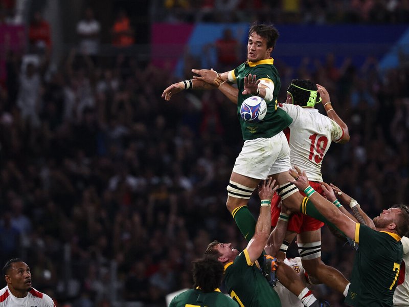 Rugby woeld cup SA vs Tonga