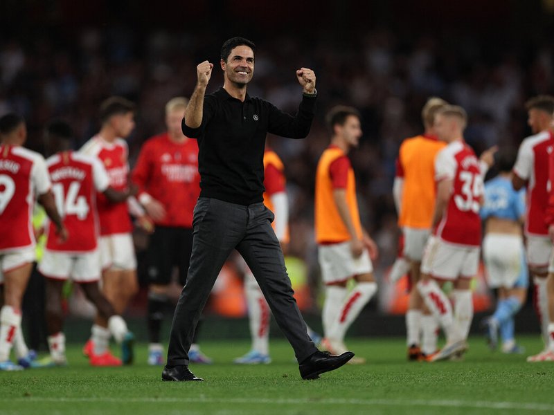 Mikel Arteta Arsenal beat Man City