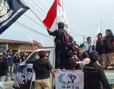 Indonesian workers protest after deadly blast at nickel plant