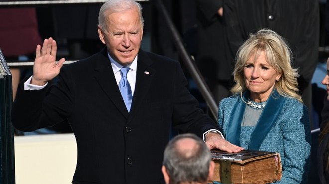 Joe Biden sworn in