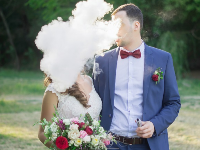 Vaping wedding