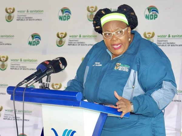 Water and Sanitation minister Pemmy Majodina