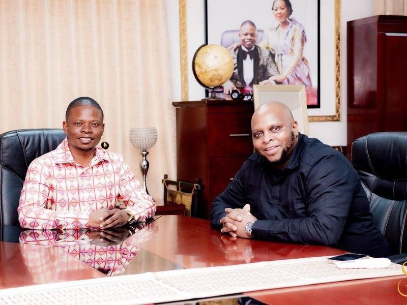 Floyd Shivambu and Shepard Bushiri
