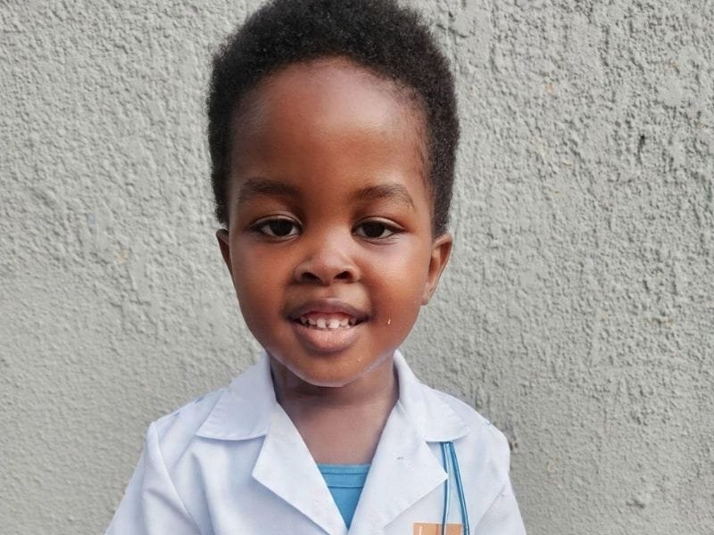 4 year old Andile Mbambo