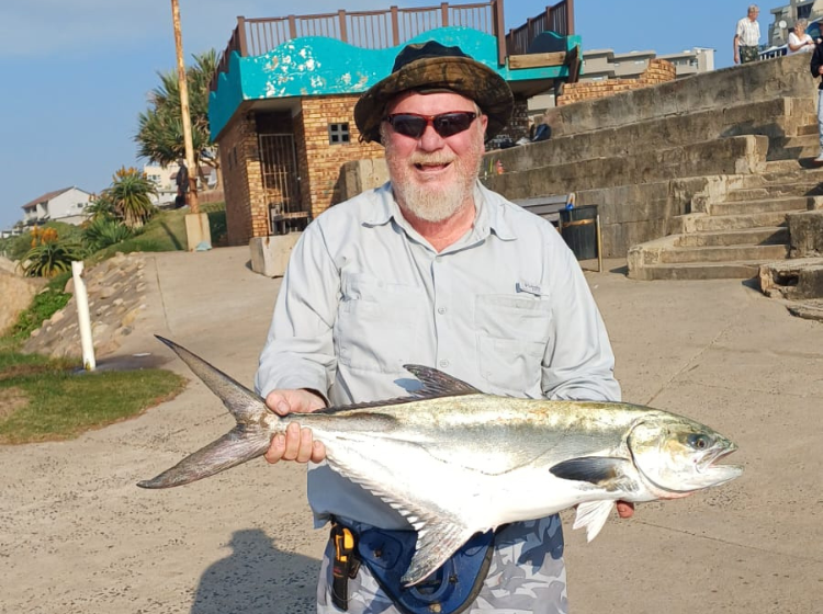 Tom Steyn with a Garrick caught down the lower South Coast