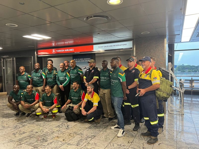 SA rescuers Turkey