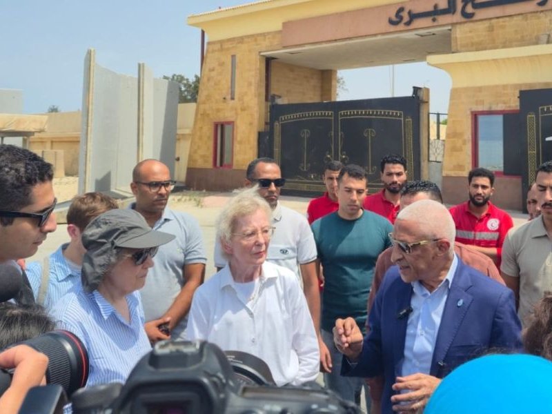 The Elders in Egypt to access Gaza 'genocide'