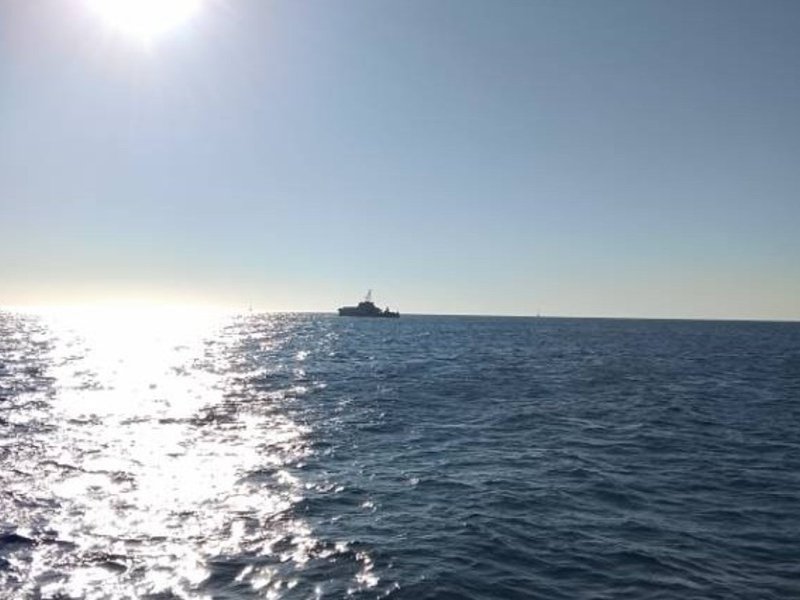 Global Sumud Flotilla at sea