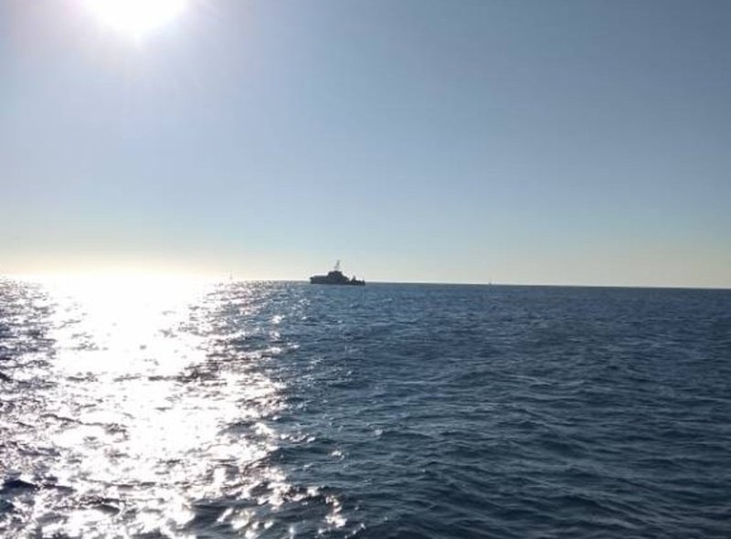 Global Sumud Flotilla at sea