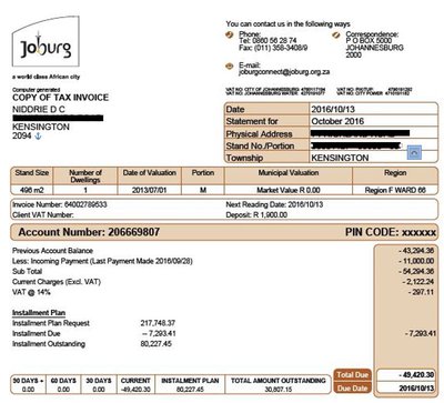Joburg residents are fed up with billing issues