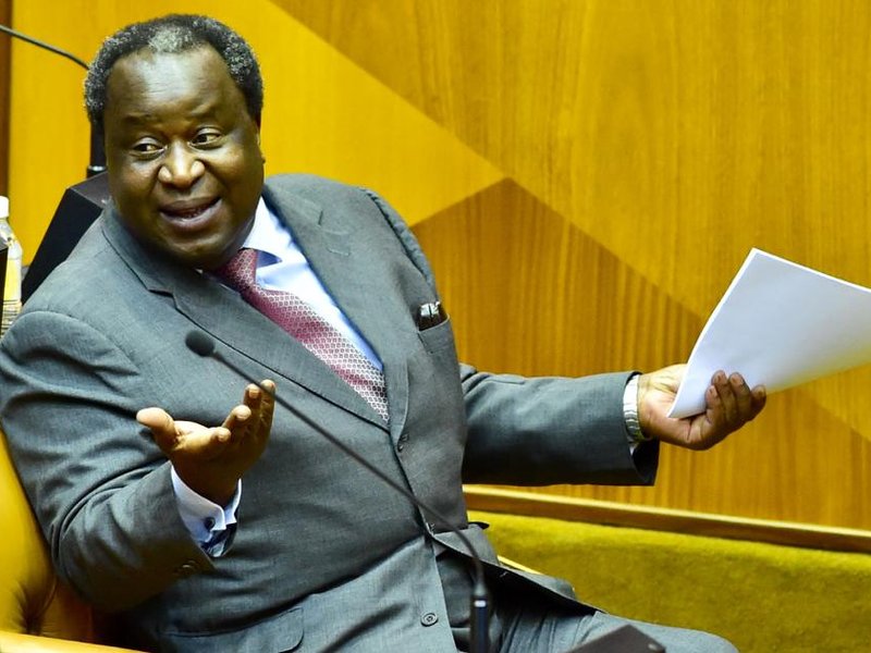 Tito Mboweni economy flights