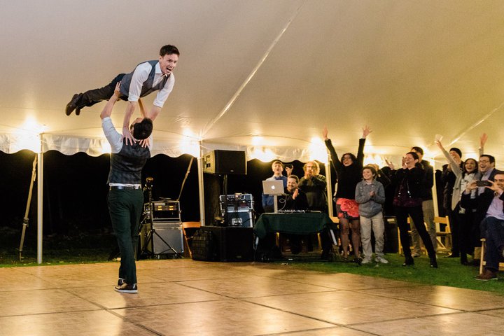 Picture of two guys dancing