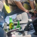 Alcohol in car