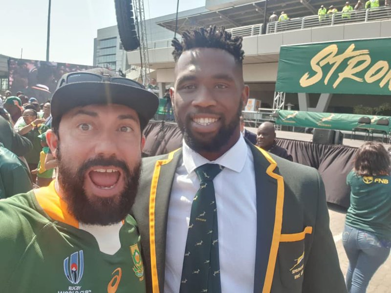 Martin Bester and Siya Kolisi