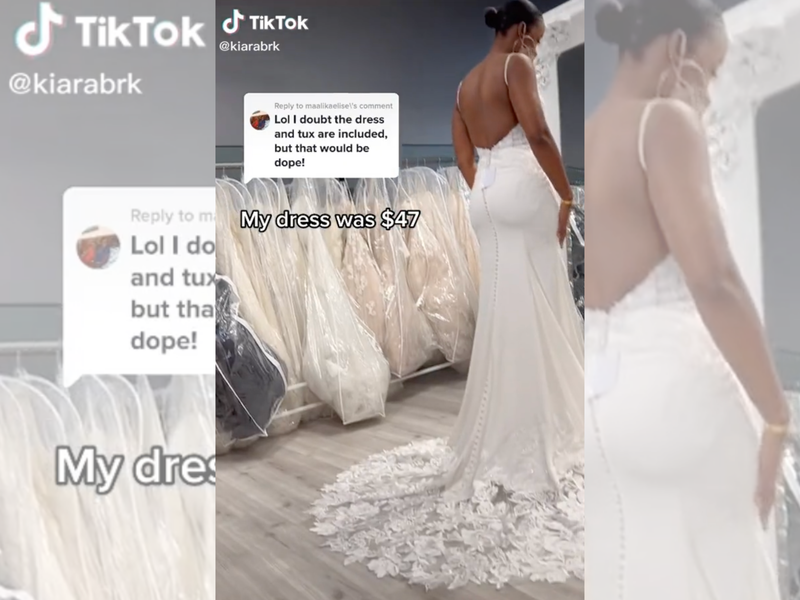 Wedding on a budget goes viral