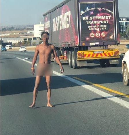 Naked Man In Midrand