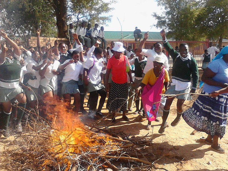 School protest