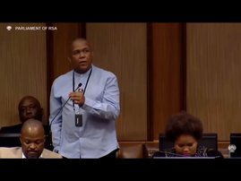 Mervyn Dirks in Parliament 2017