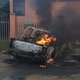 Ndwendwe Local Municipality car on fire