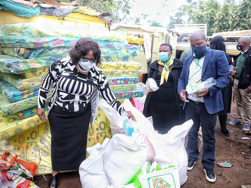 KZN Social Development Nonhlanhla Khoza fire