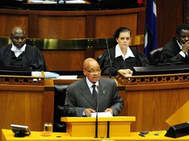 Jacob Zuma in Parliament_gcis