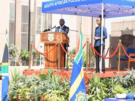 Deputy President David Mabuza at SAPS commemoration