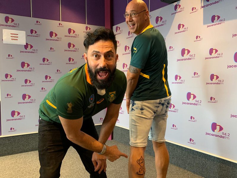 Jacaranda FM RWC tattoo