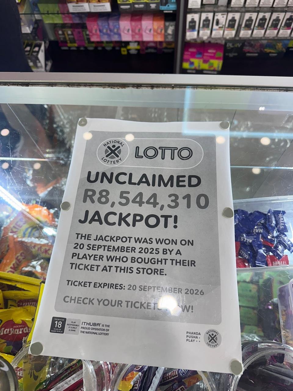 Westville unclaimed lotto