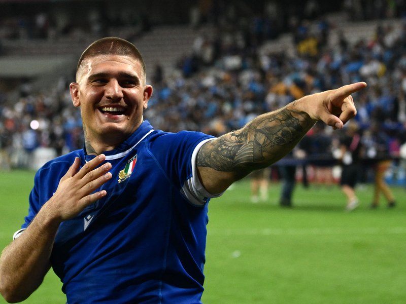 Italy rugby prop Marco Riccioni