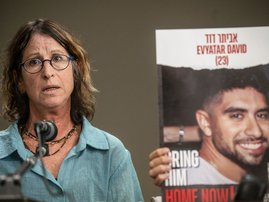 Mother of Hostage Evyatar David