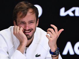Daniil Medvedev upbeat after AO defeat