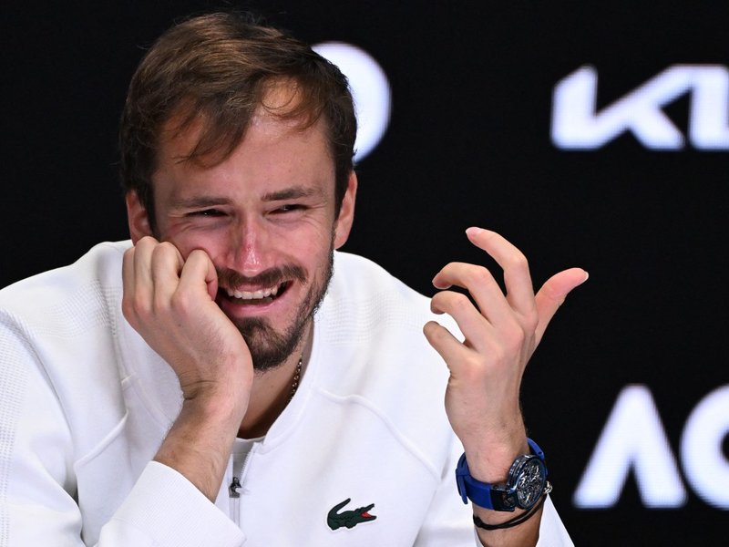 Daniil Medvedev upbeat after AO defeat