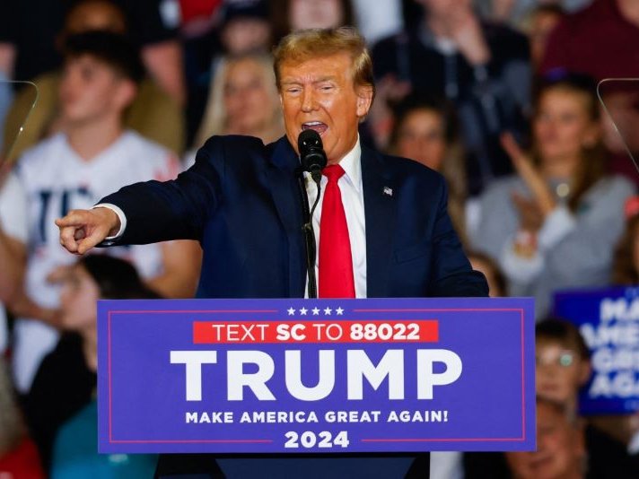 Donald Trump campaign 10 February 2024
