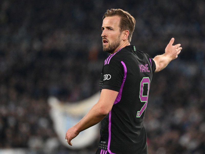Bayern Munich striker Harry Kane