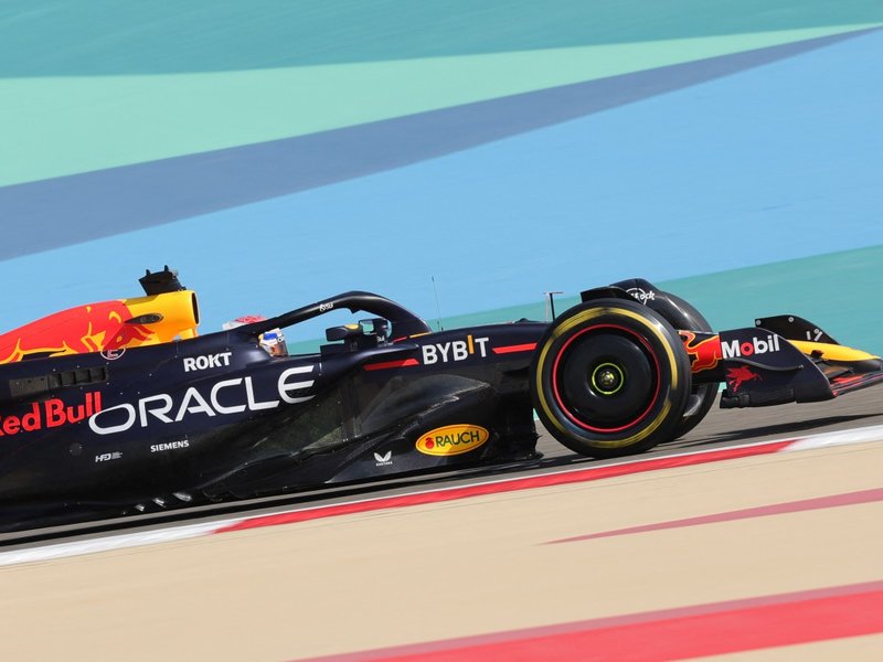 Red Bull Racing's Dutch driver Max Verstappen at 2024 Bahrain Formula One Grand Prix