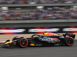 Red Bull Racing's Mexican driver Sergio Perez