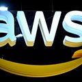 A logo of Amazon Web Services