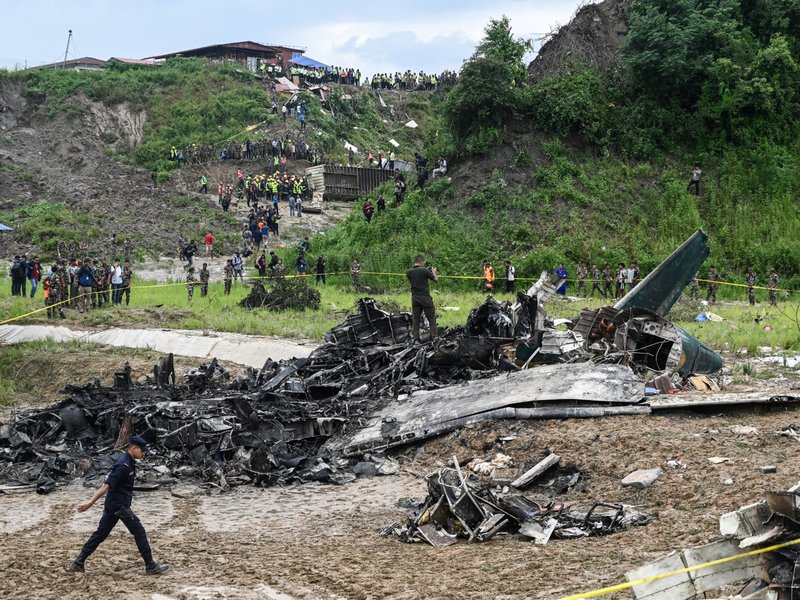 Plane crashes in Nepal with 18 dead, pilot sole survivor