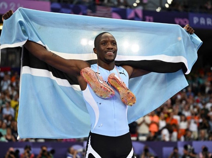 Letsile Tebogo Olympics 200m champion