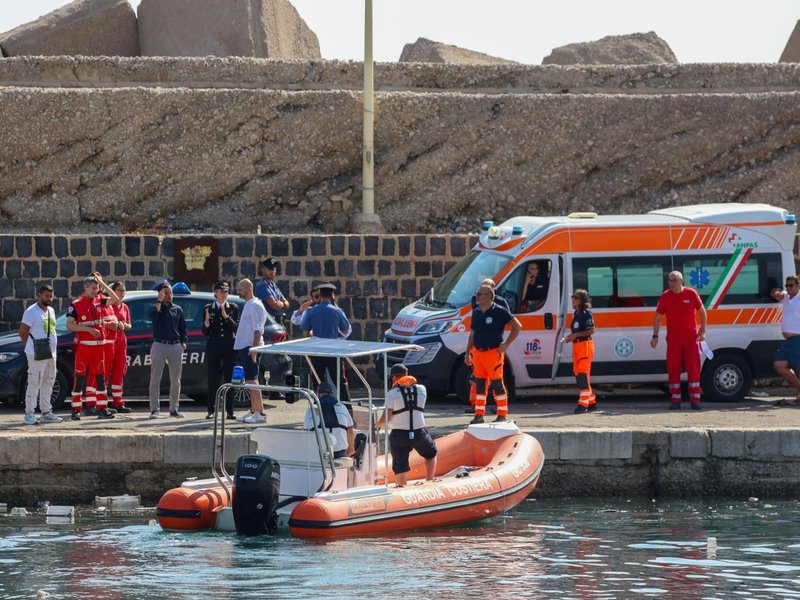 Fresh search for missing in superyacht sinking off Sicily