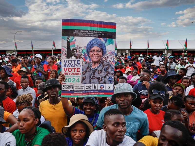 Namibia's ruling party nervous as country heads to polls
