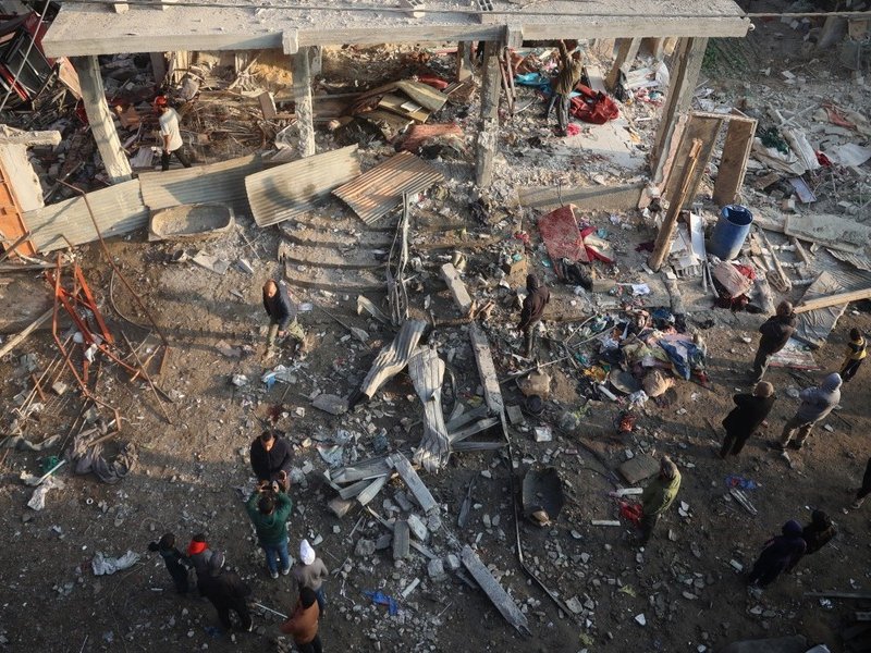 Gaza rescuers say Israeli strikes kill 58, hit flour trucks