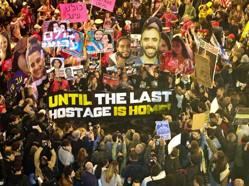 israel   palestinian   conflict  hostages   protest