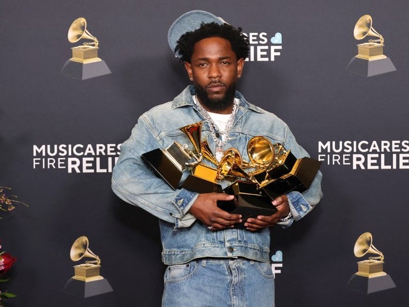 Kendrick Lamar wins best record and song Grammys for 'Not Like Us'