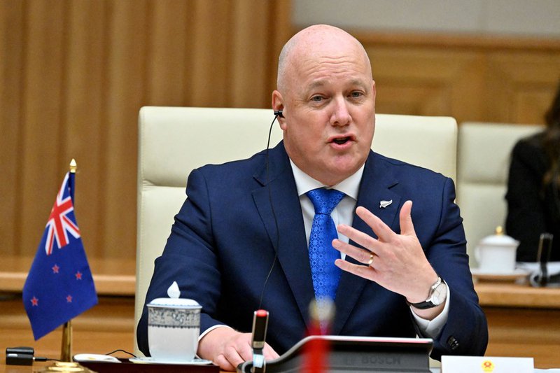New Zealand's Prime Minister Christopher Luxon