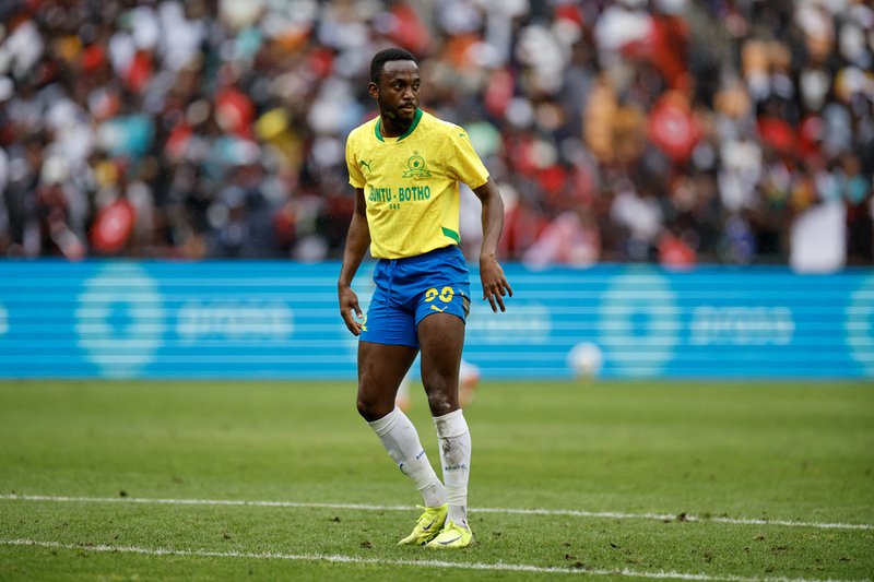 Sundowns' Namibian forward #30 Peter Shalulile