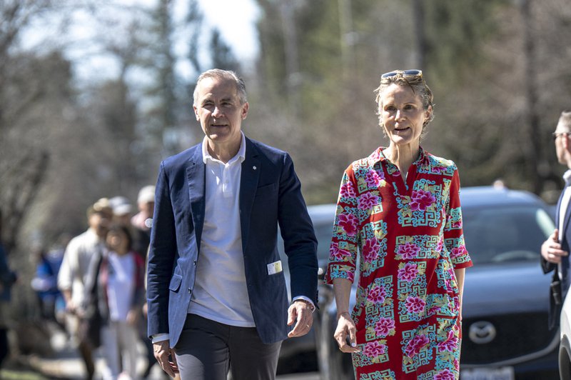 Prime Minister Mark Carney and wife